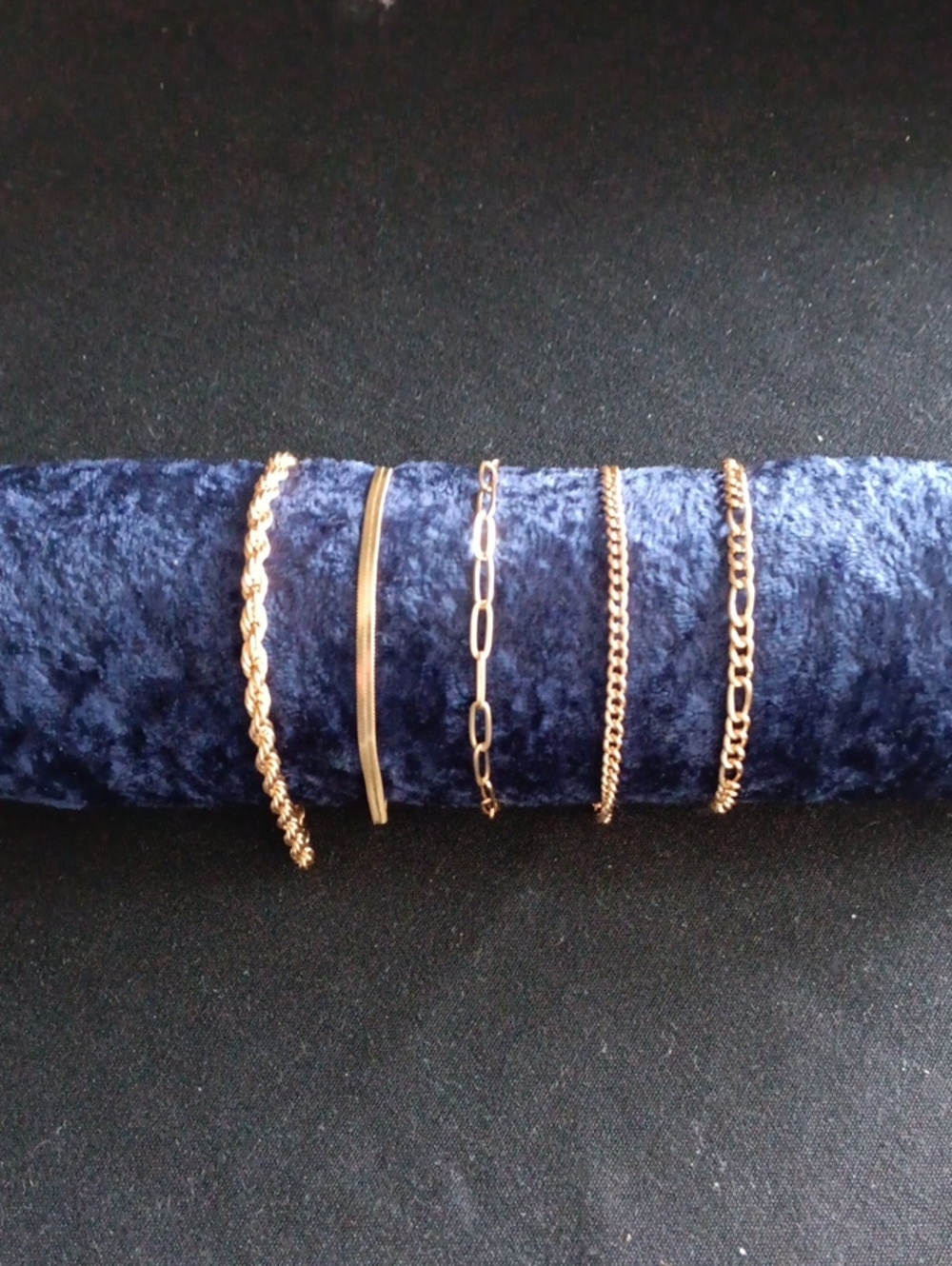 Gold-Tone Mixed Chain Bracelet Set - Women Jewelry